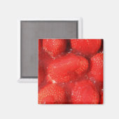 Erdbeeren in Jelly Magnet (Vorderseite/Rückseite)