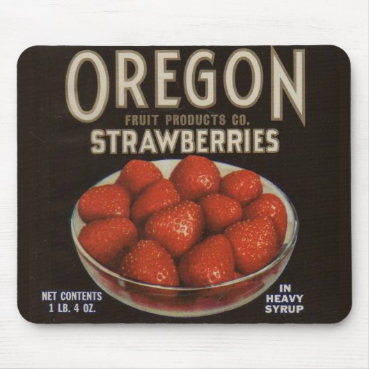 Erdbeeren in Oregon 1930 Mousepad (Vorne)