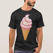 Erdbeeren in Waffelkonus mit T-Sh-Toppen T-Shirt (Vorderseite)