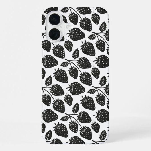 Erdbeeren iPhone Hülle (Rückseite)