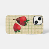 Erdbeeren iPhone Hülle (Rückseite (Horizontal))