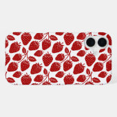 Erdbeeren iPhone Hülle (Rückseite (Horizontal))