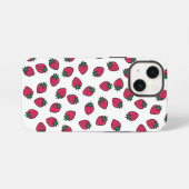 Erdbeeren iPhone Hülle (Rückseite (Horizontal))