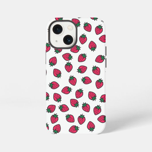 Erdbeeren iPhone Hülle (Rückseite)