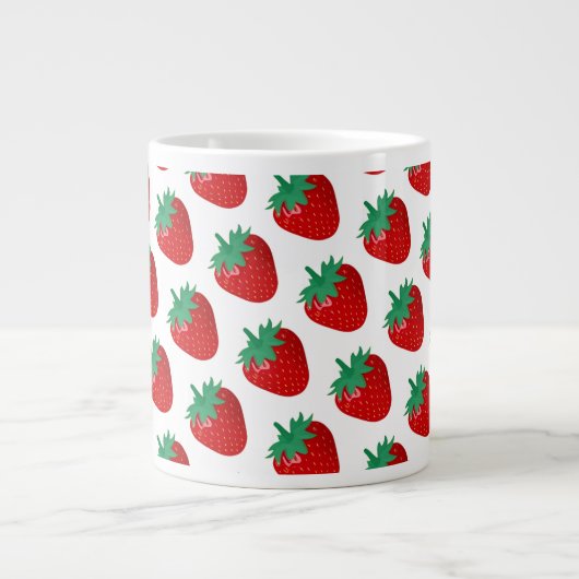 Erdbeeren Jumbo-Tasse (Vorderseite)