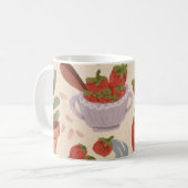 Erdbeeren Kaffeetasse (Vorderseite Links)