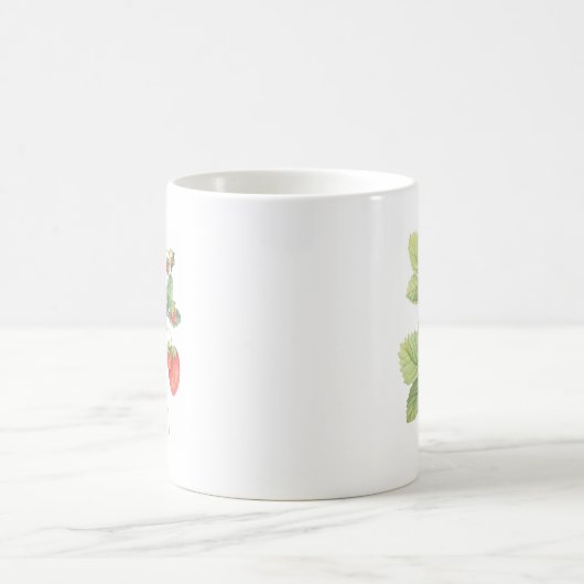 Erdbeeren Kaffeetasse (Mittel)