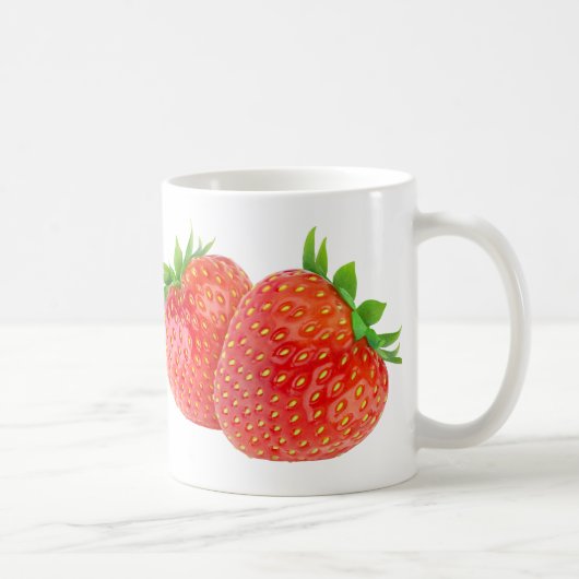 Erdbeeren Kaffeetasse (Rechts)