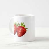 Erdbeeren Kaffeetasse (Vorderseite Links)