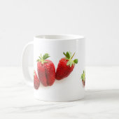 Erdbeeren Kaffeetasse (Vorderseite Links)