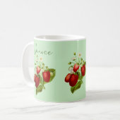 Erdbeeren-Kaffeetasse Kaffeetasse (Vorderseite Links)