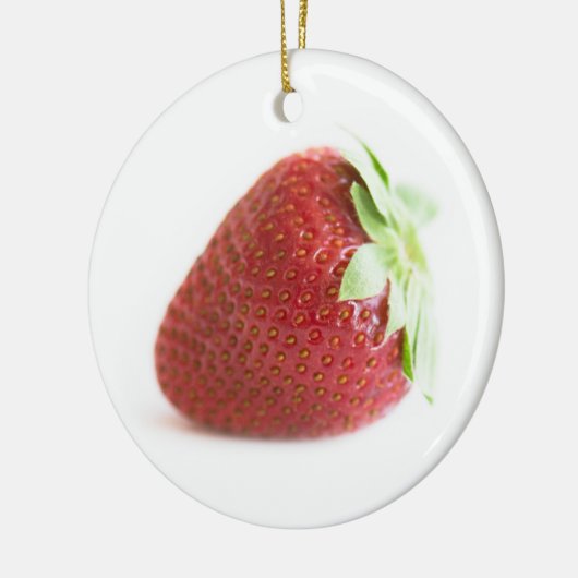 Erdbeeren Keramik Ornament (Links)