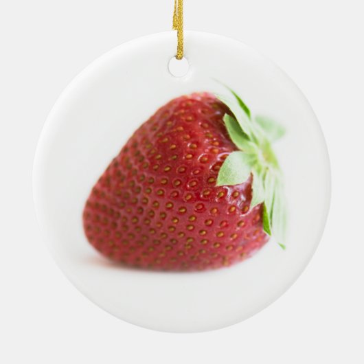 Erdbeeren Keramik Ornament (Hinten)