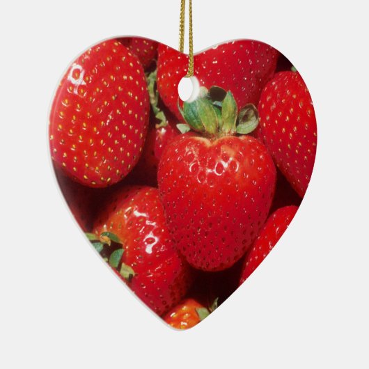 Erdbeeren Keramik Ornament (Rechts)