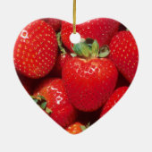 Erdbeeren Keramik Ornament (Hinten)