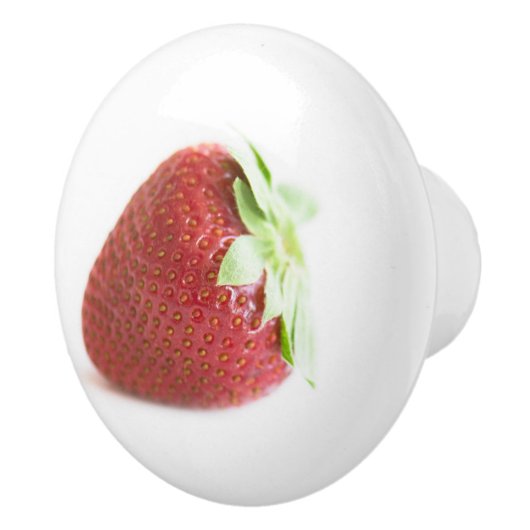 Erdbeeren Keramikknauf (Rechts)