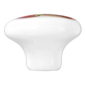 Erdbeeren Keramikknauf (Seitenansicht)