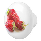 Erdbeeren Keramikknauf (Rechts)