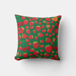 Erdbeeren Kissen