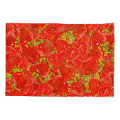 Erdbeeren Kissenbezug (Rückseite-Links)