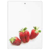 Erdbeeren Klemmbrett (Rückseite)