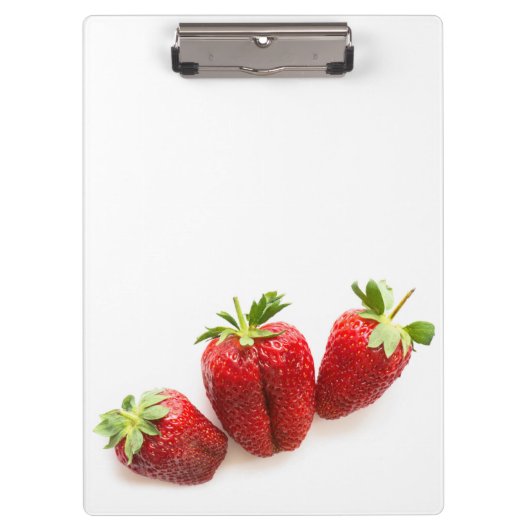Erdbeeren Klemmbrett (Vorderseite)