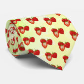 Erdbeeren Krawatte (Gerollt)