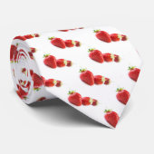 Erdbeeren Krawatte (Gerollt)