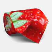 Erdbeeren Krawatte (Gerollt)