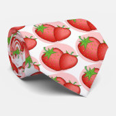 Erdbeeren Krawatte (Gerollt)