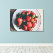 Erdbeeren Küche Wand Leinwand (Insitu (Holzboden))
