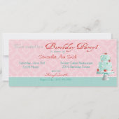 Erdbeeren Kuchen Foto Vorlage Geburtstag (Rückseite)