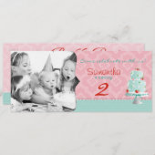 Erdbeeren Kuchen Foto Vorlage Geburtstag (Vorne/Hinten)