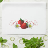 Erdbeeren Küchentuch (Gefaltet)