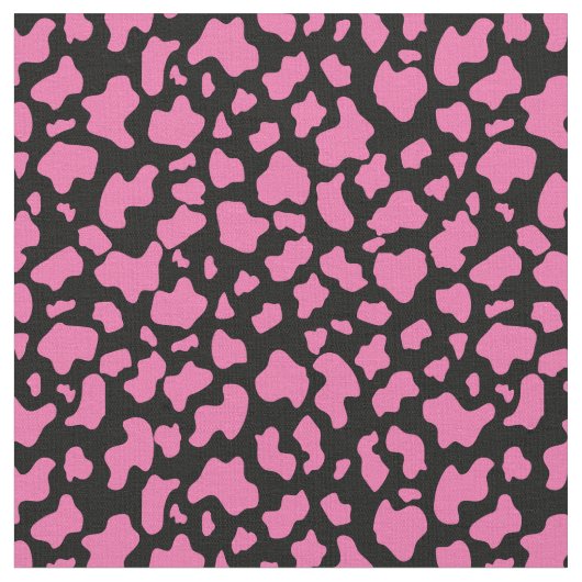 Erdbeeren-Kuh-Druck, benutzerdefinierter Hintergru Stoff (Nahaufnahme)