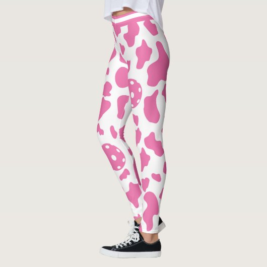 🍓 🐄 Erdbeeren-Kuh-Pickleball Leggings (Links)