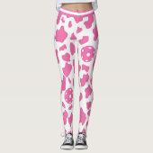 🍓 🐄 Erdbeeren-Kuh-Pickleball Leggings (Vorderseite)