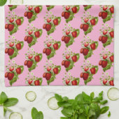Erdbeeren Land  Geschirrtuch (Gefaltet)