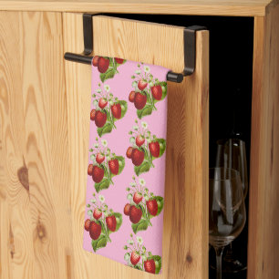 Erdbeeren Land Geschirrtuch