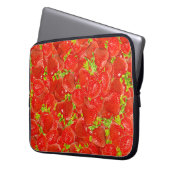 Erdbeeren Laptopschutzhülle (Vorderseite Links)