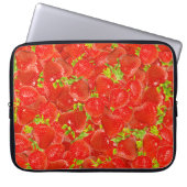 Erdbeeren Laptopschutzhülle (Vorderseite)