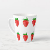 Erdbeeren Latte Tasse (Linke Ecke)