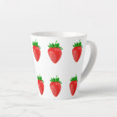 Erdbeeren Latte Tasse (Rechte Ecke)