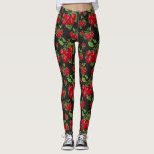Erdbeeren Leggings (Vorderseite)