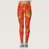 Erdbeeren Leggings (Vorderseite)