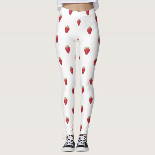 Erdbeeren-Leggings Leggings (Vorderseite)