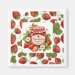 Erdbeeren Magnet