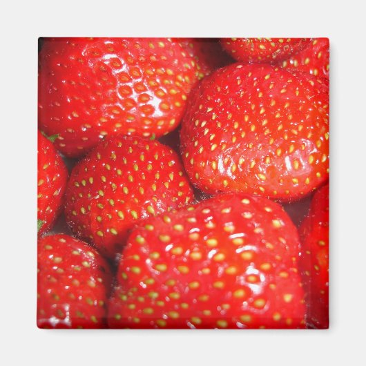Erdbeeren Magnet (Vorne)