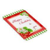 Erdbeeren Magnet (Rechte Seite)