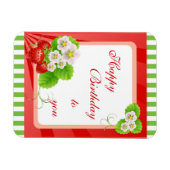 Erdbeeren Magnet (Horizontal)